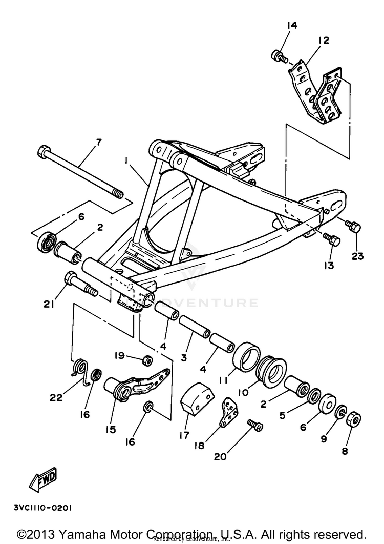 Rear Arm Schematic