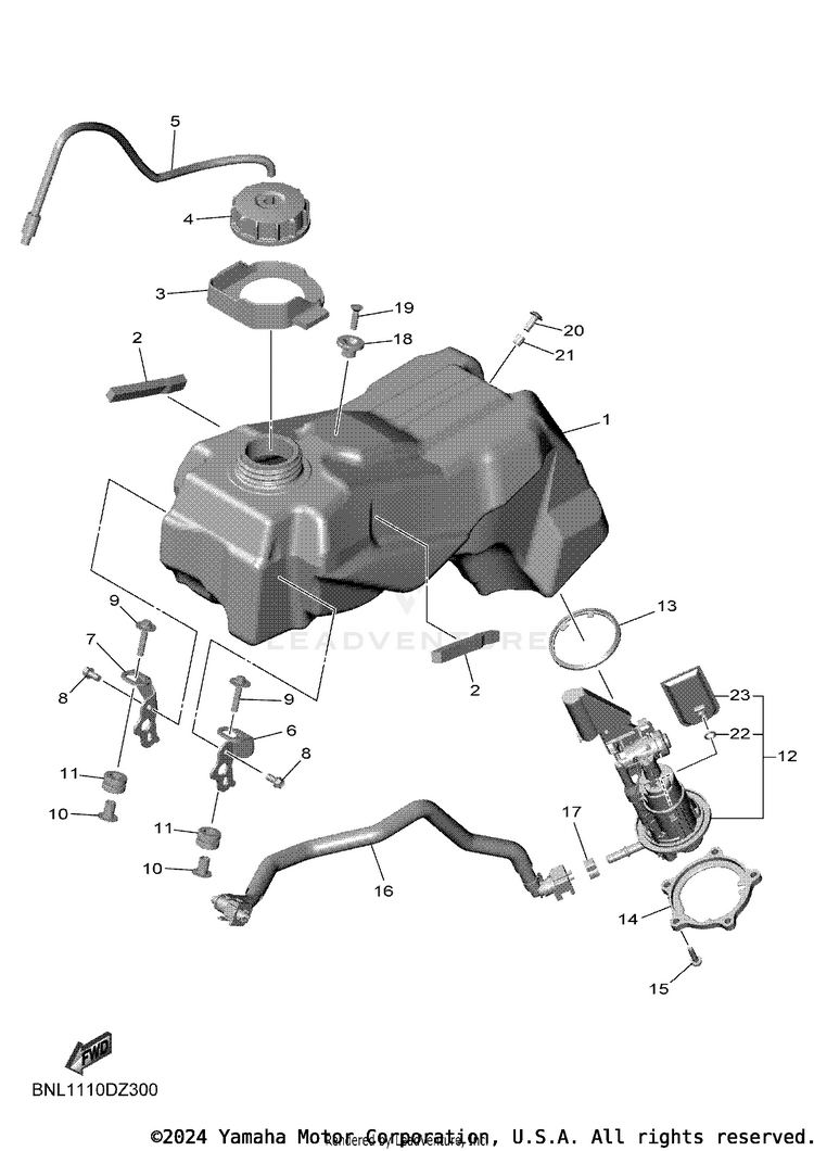 Fuel Tank Schematic