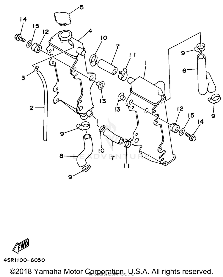 Radiator Hose Schematic