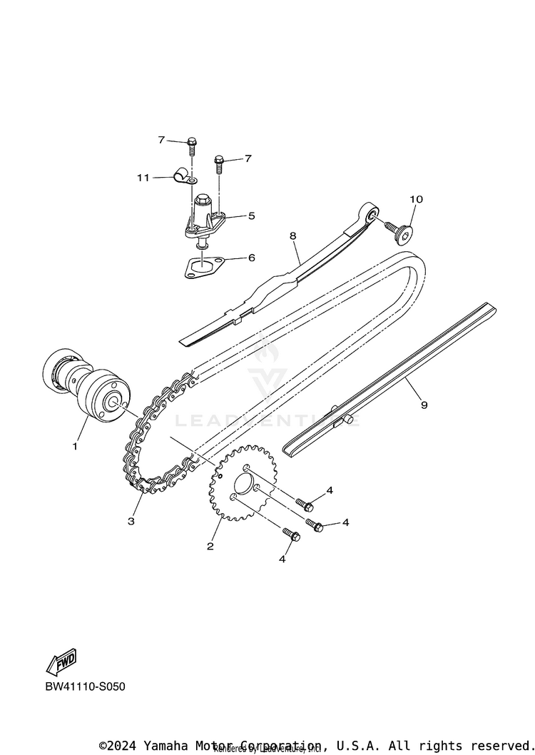 Camshaft & Chain Schematic