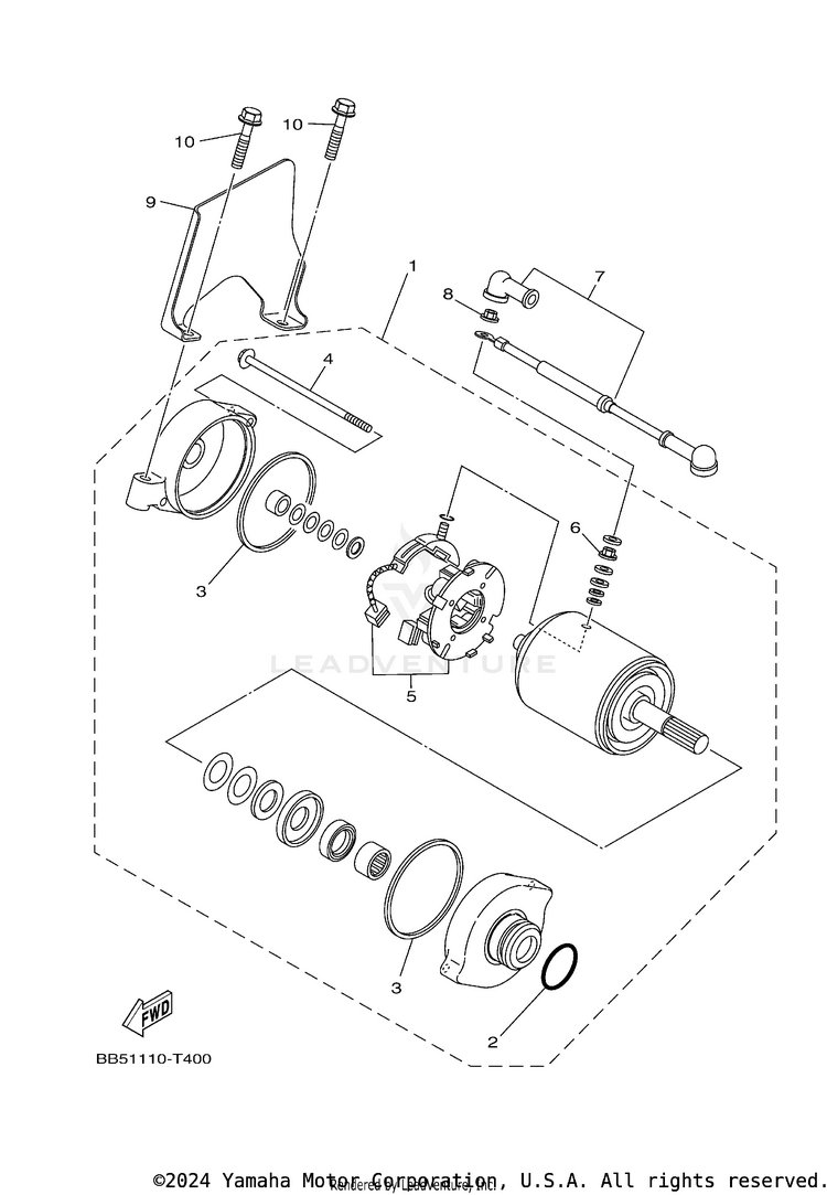 Starting Motor Schematic