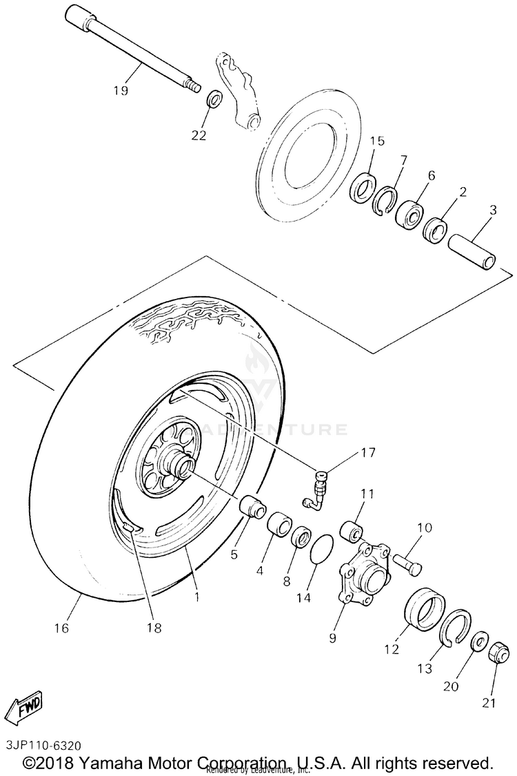 Rear Wheel Schematic