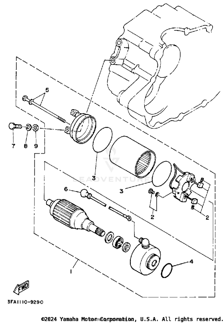 Starting Motor Schematic