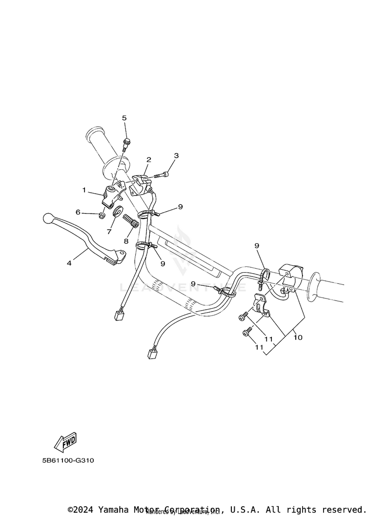 Handle Switch & Lever Schematic