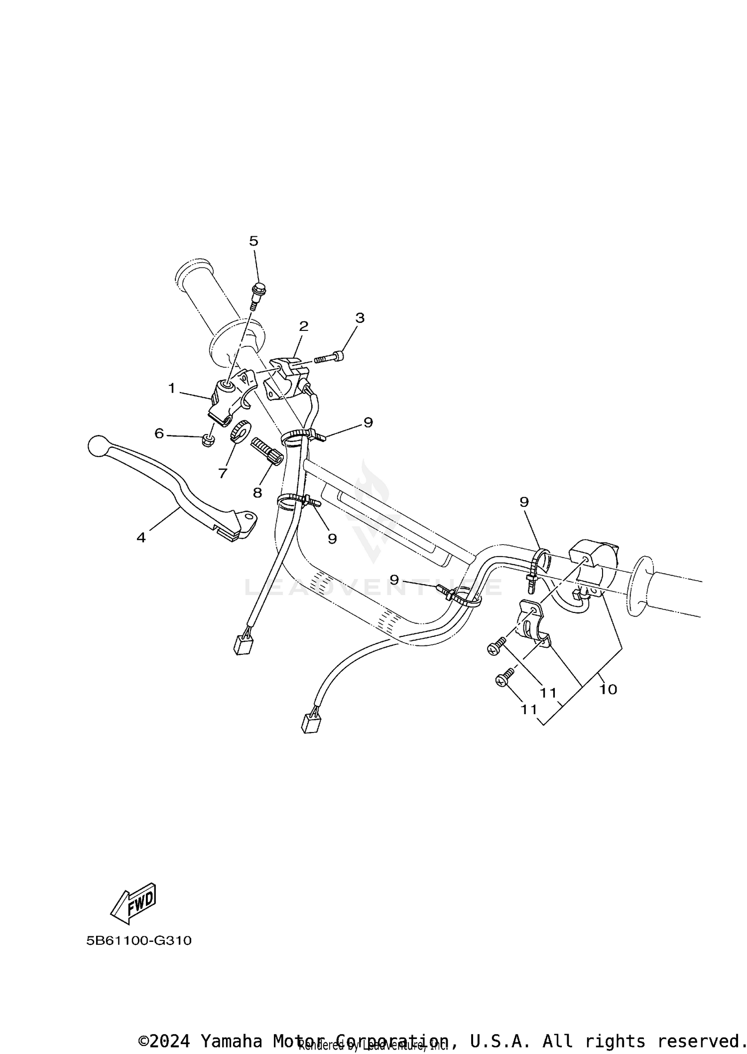 HANDLE SWITCH LEVER