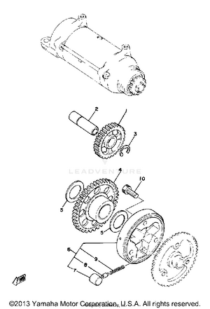 Starter Clutch Schematic