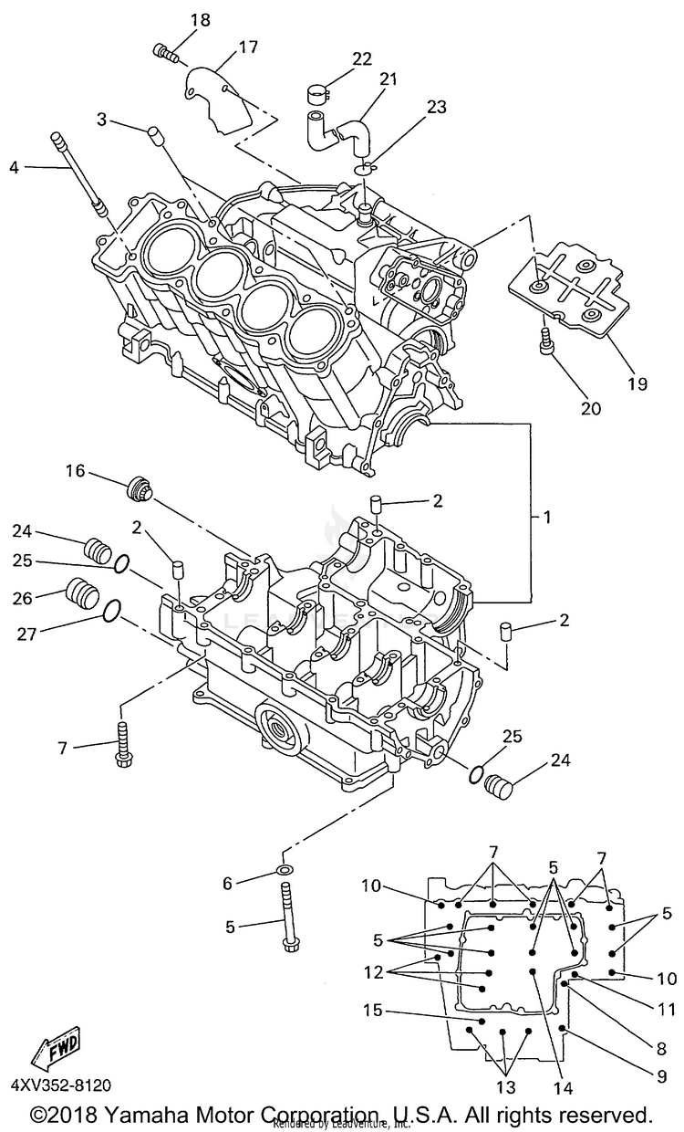 Crankcase Schematic