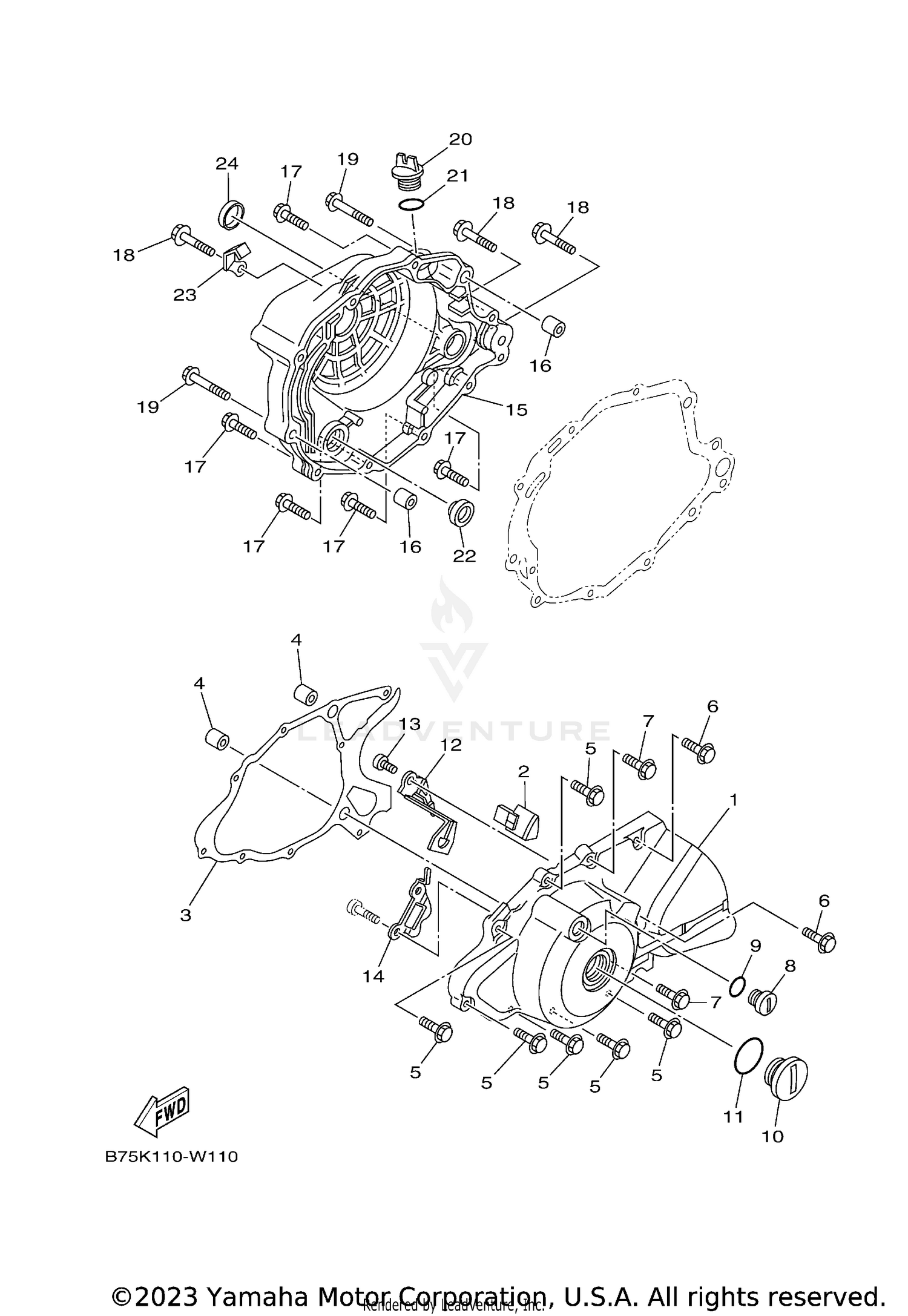 CRANKCASE COVER 1