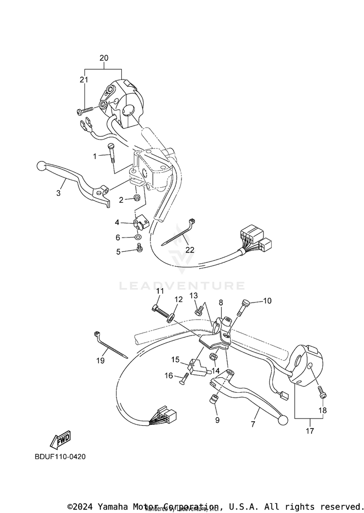 Handle Switch & Lever Schematic