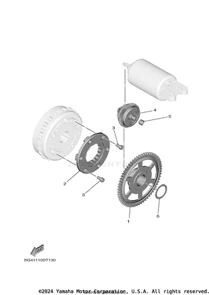 Starter Clutch Schematic