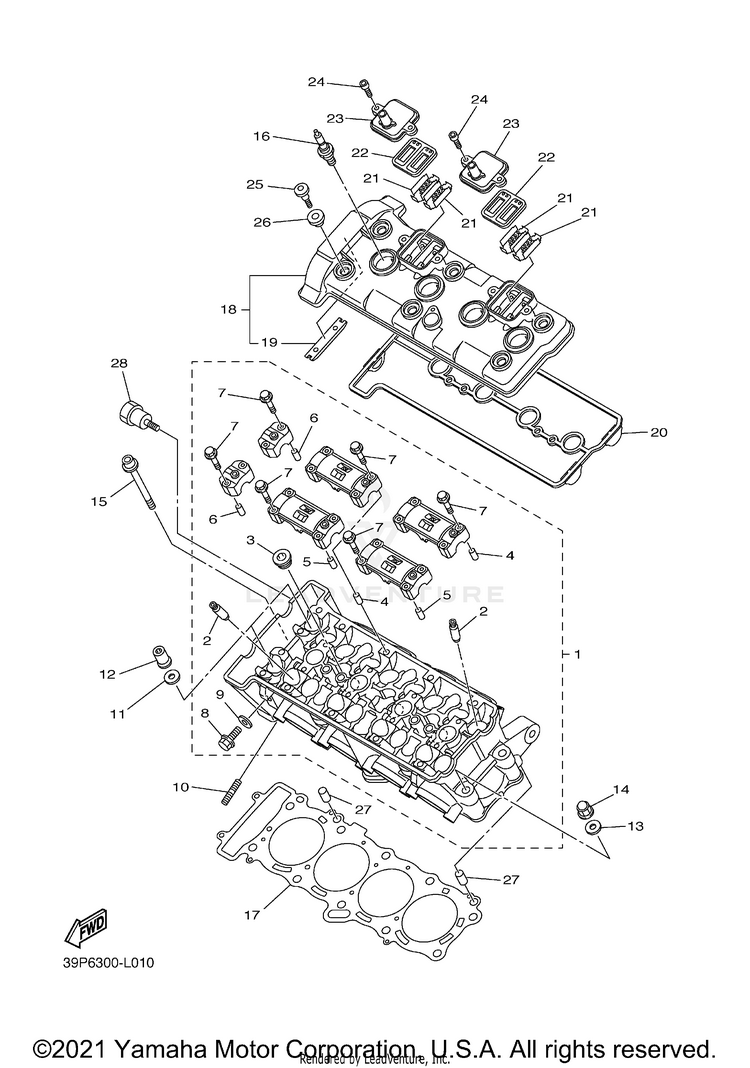 Cylinder Head Schematic