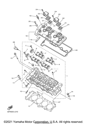 Cylinder Head Schematic