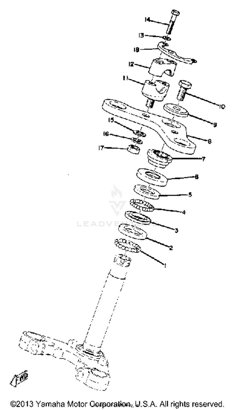 Steering Yz80a Schematic