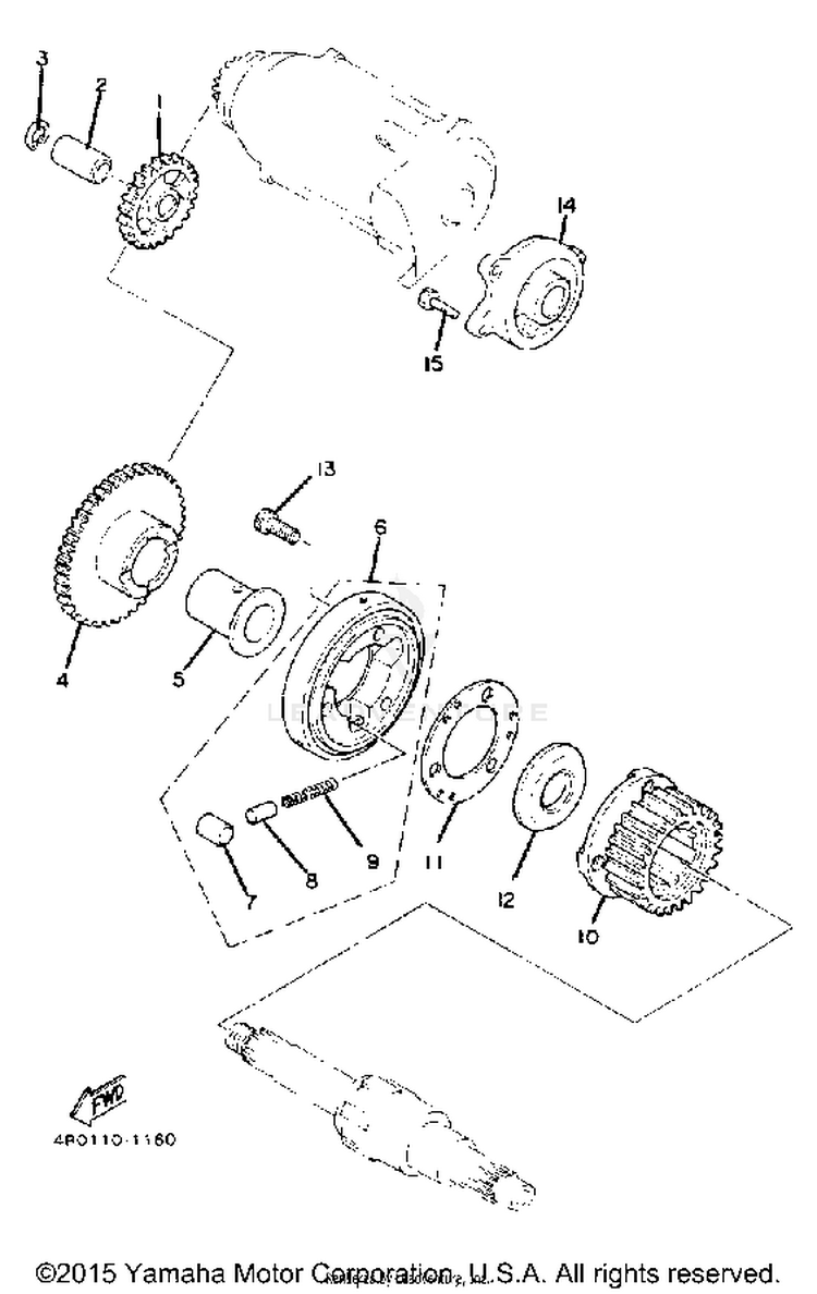 Starter Clutch Schematic