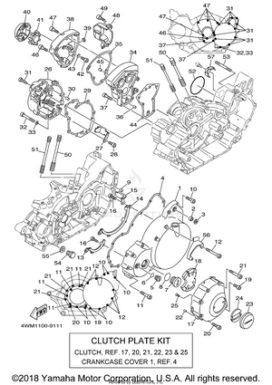 Crankcase Cover 1 Schematic