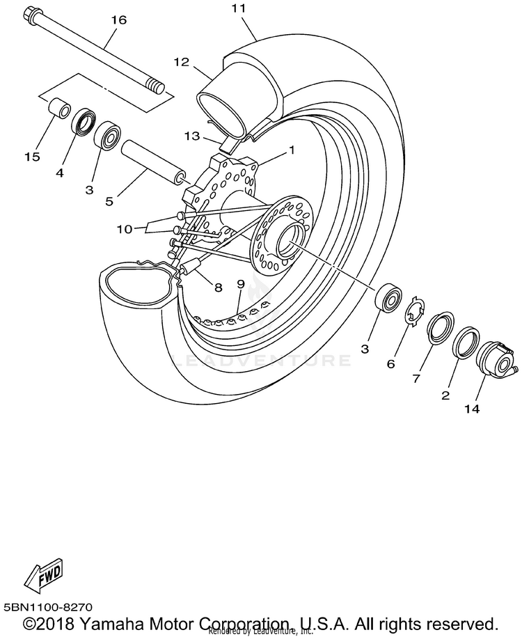 Front Wheel Schematic