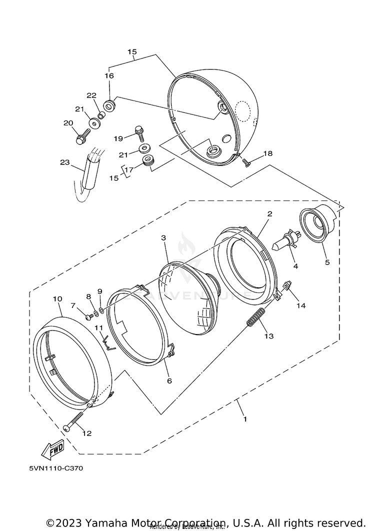 Headlight Schematic