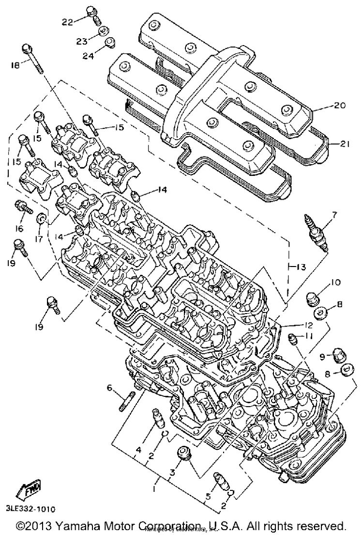 Cylinder Head Schematic