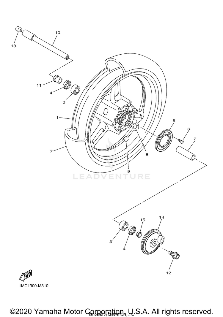 Front Wheel Schematic