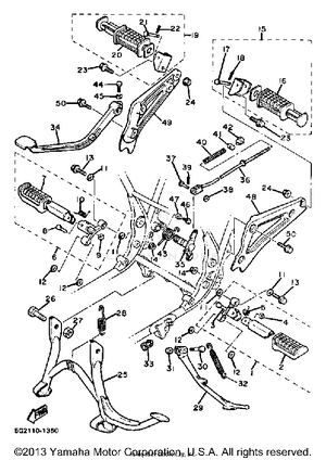 Stand Footrest Schematic