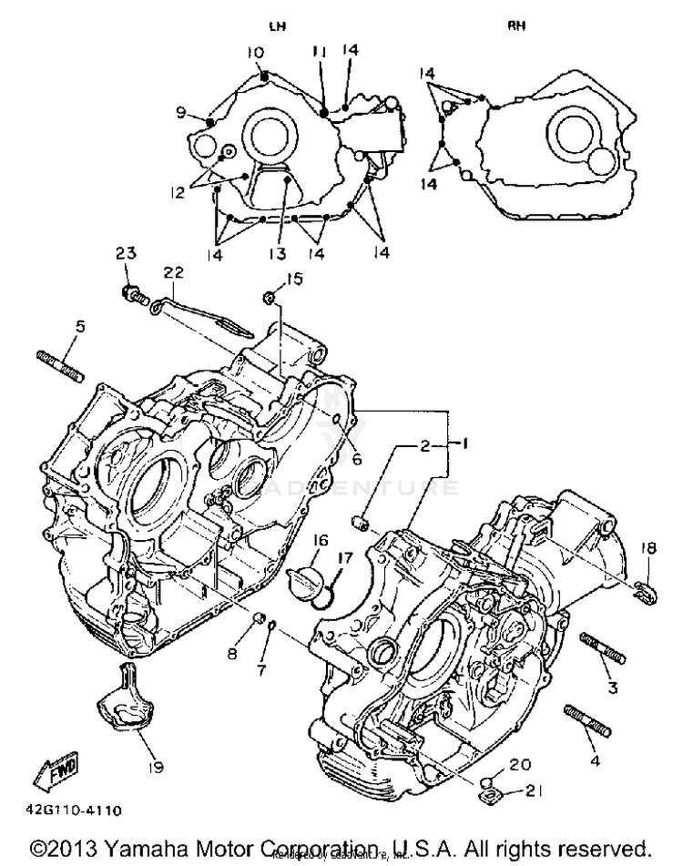 Crankcase Schematic