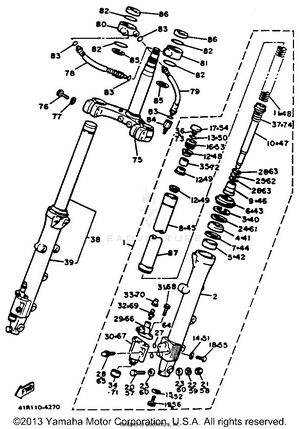 Front Forks Schematic