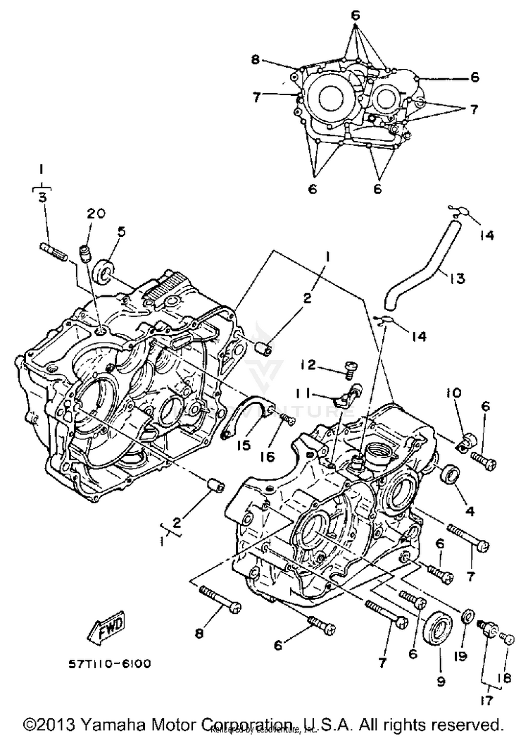 Crankcase Schematic