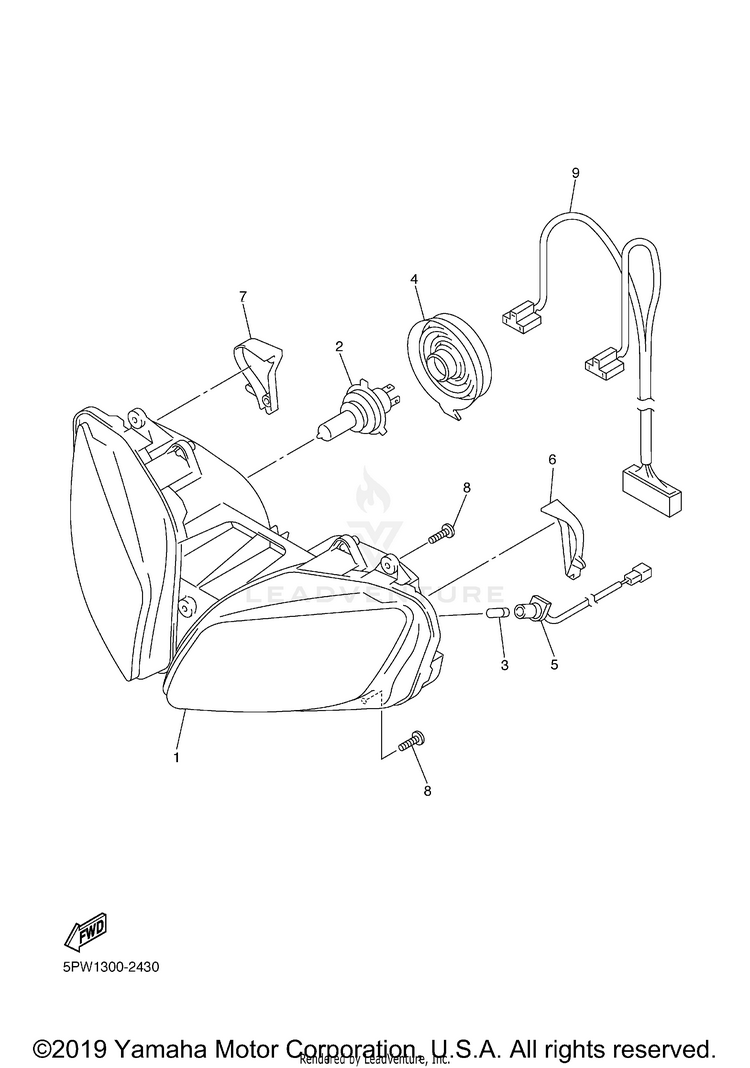 Headlight Schematic