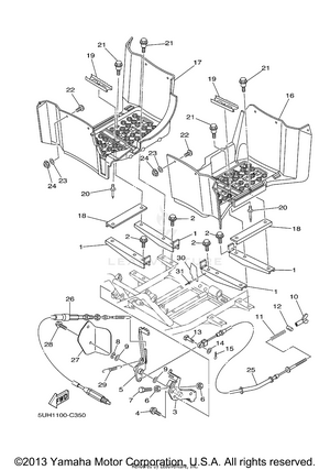 Stand Footrest Schematic
