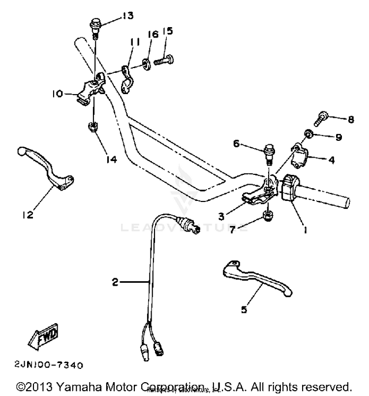 Handle Switch Lever Schematic