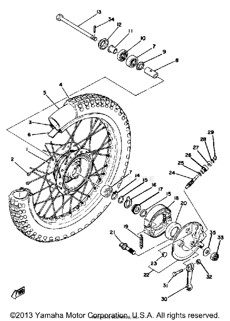 Front Wheel Schematic