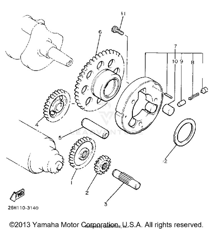 Starter Clutch Schematic