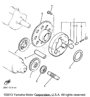 Starter Clutch Schematic
