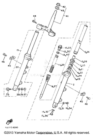 Front Fork Schematic