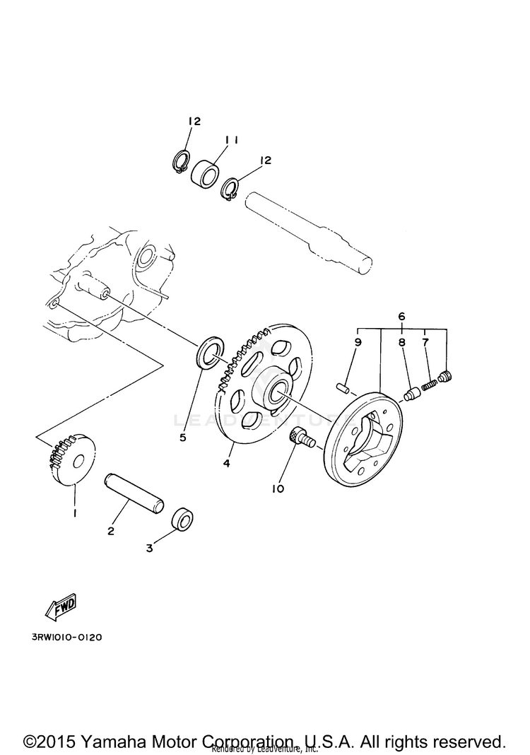 Starter Clutch Schematic
