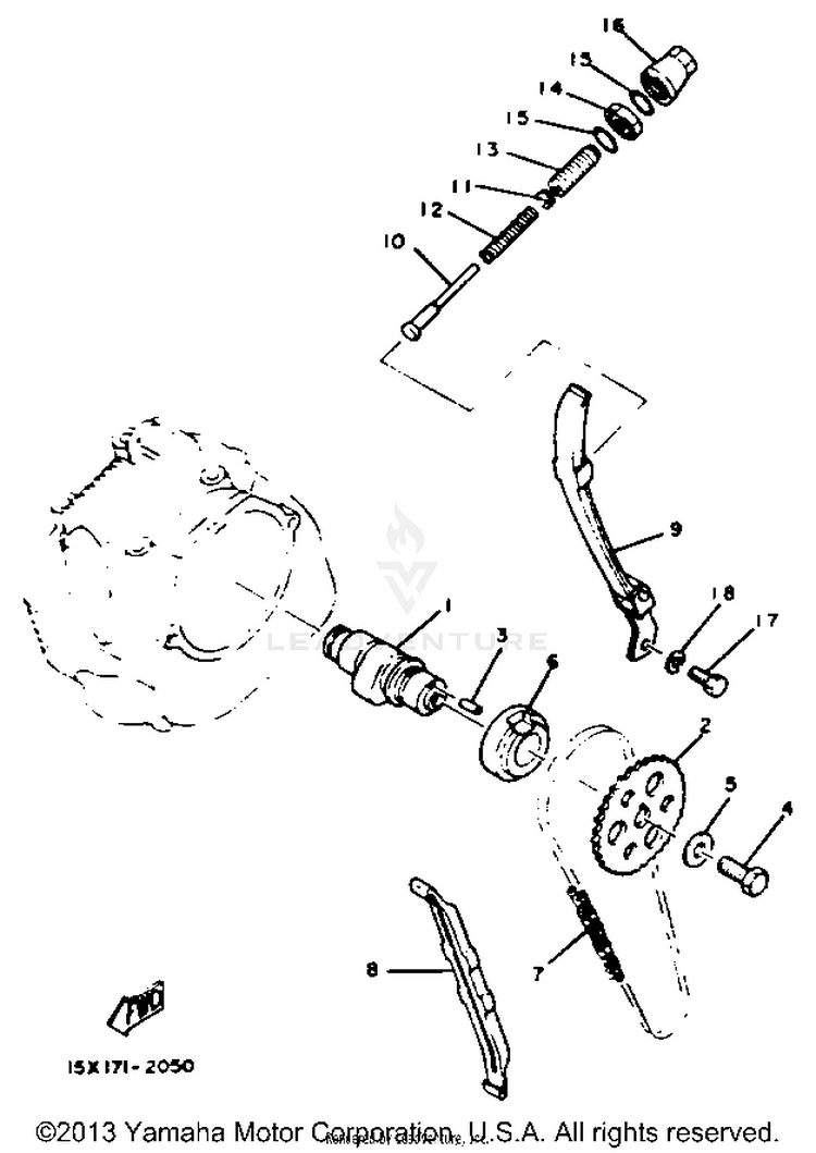 Camshaft - Chain Schematic