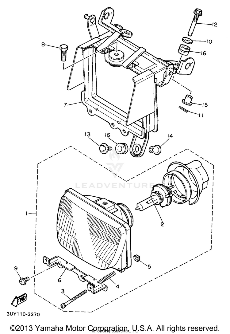 Headlight Schematic