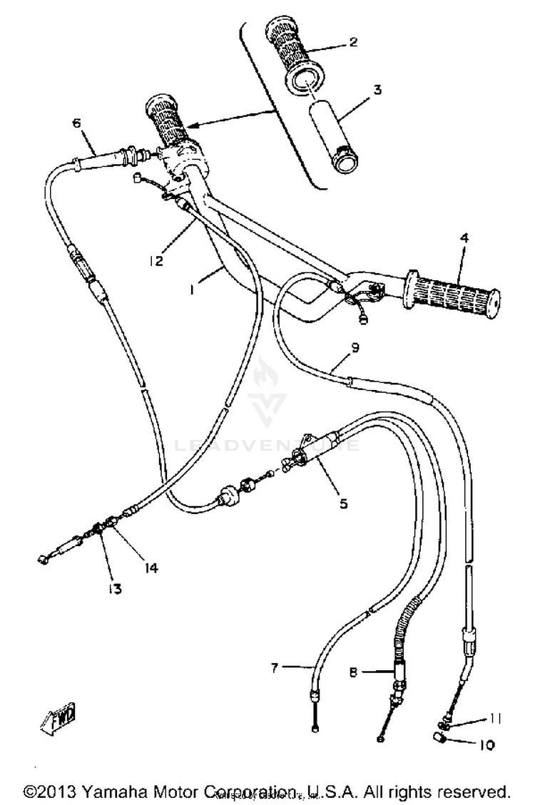 Handlebar-Cable Schematic
