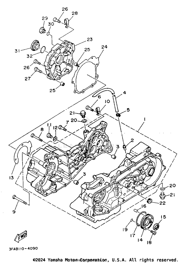 Crankcase Schematic