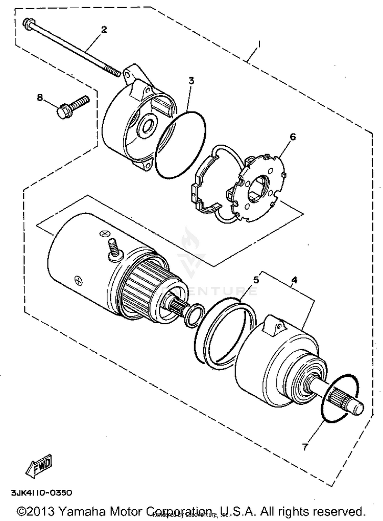 Starting Motor Schematic