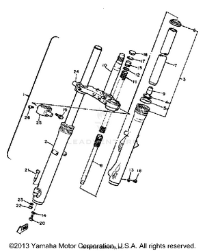 Front Fork Schematic