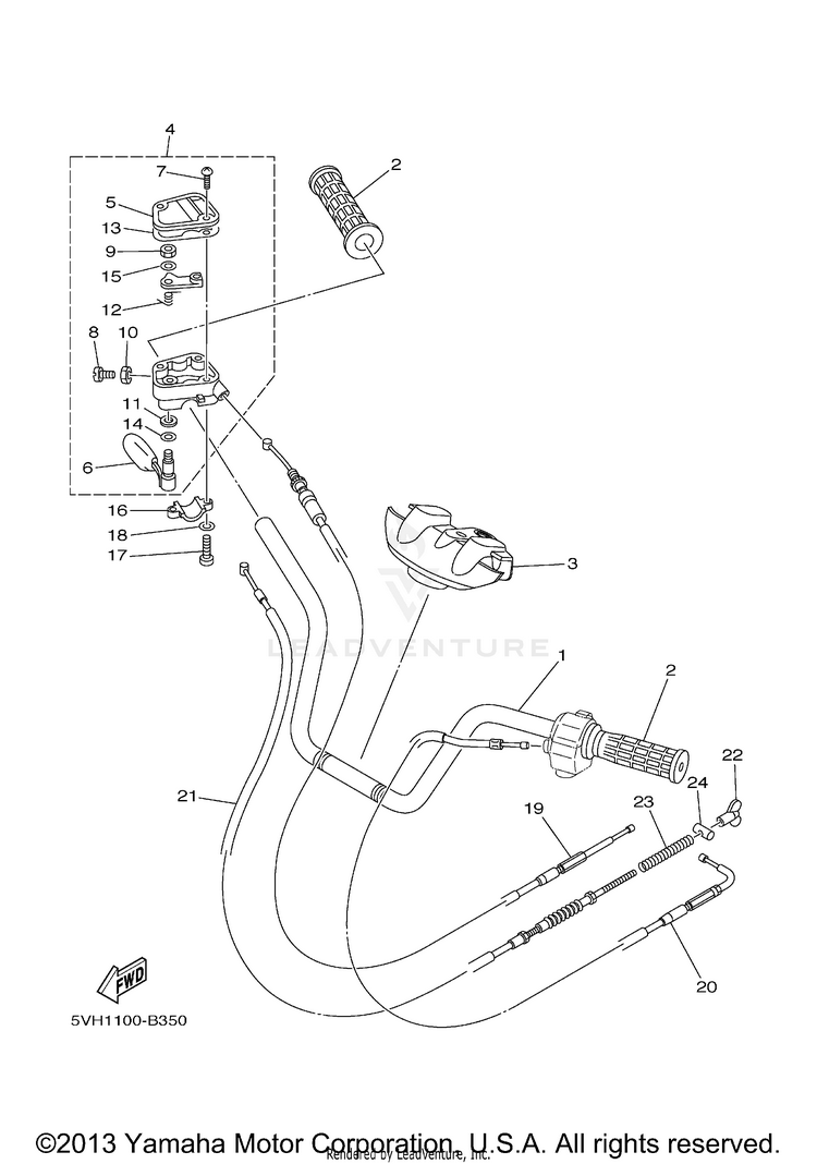 Steering Handle Cable Schematic