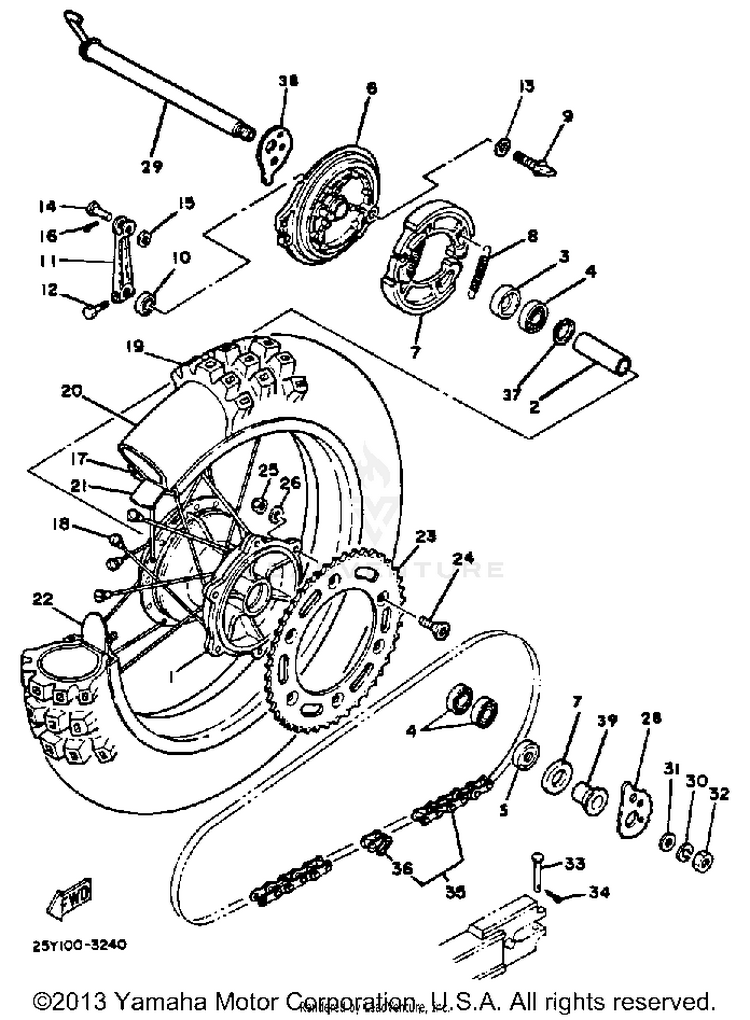 Rear Wheel Schematic
