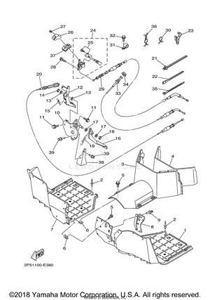 Stand Footrest Schematic