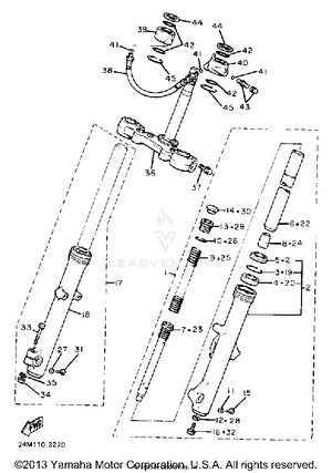 Front Fork Schematic