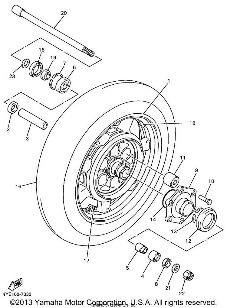 Rear Wheel Schematic