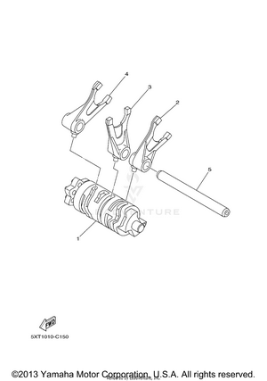 Shift Cam Fork Schematic