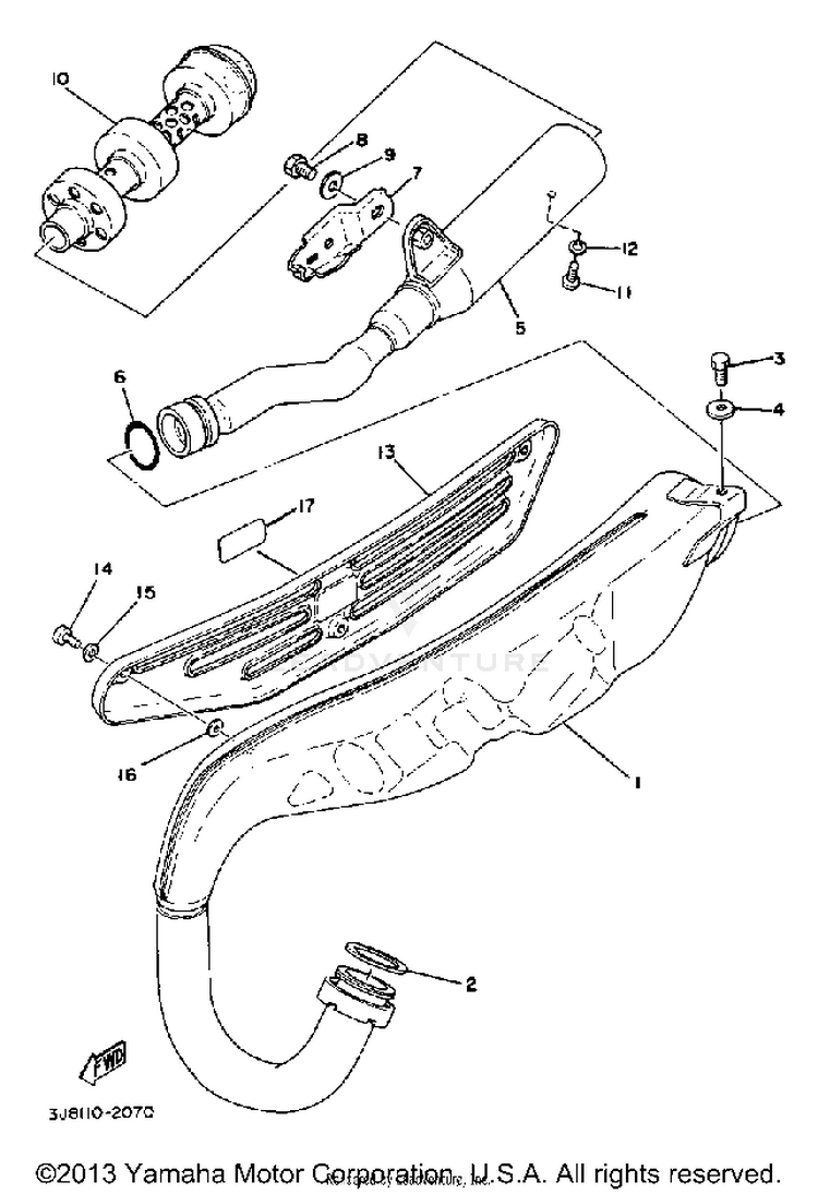 Exhaust   Dt80h - J - K Schematic