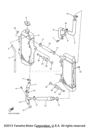 Radiator Hose Schematic