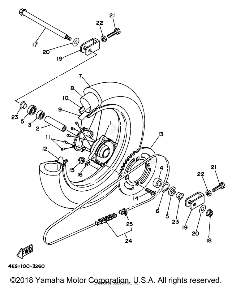 Rear Wheel Schematic